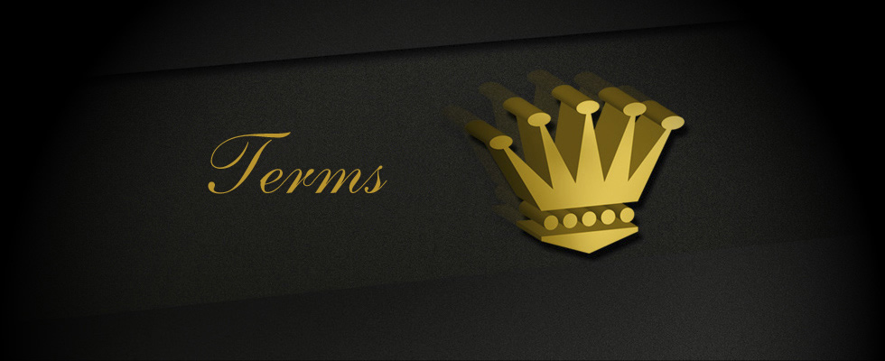 Chauffeur driven cars-Terms